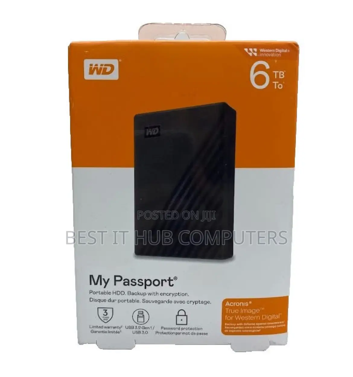 Wd 6tb My Passport External Drive