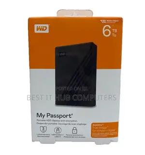 Wd 6tb My Passport External Drive