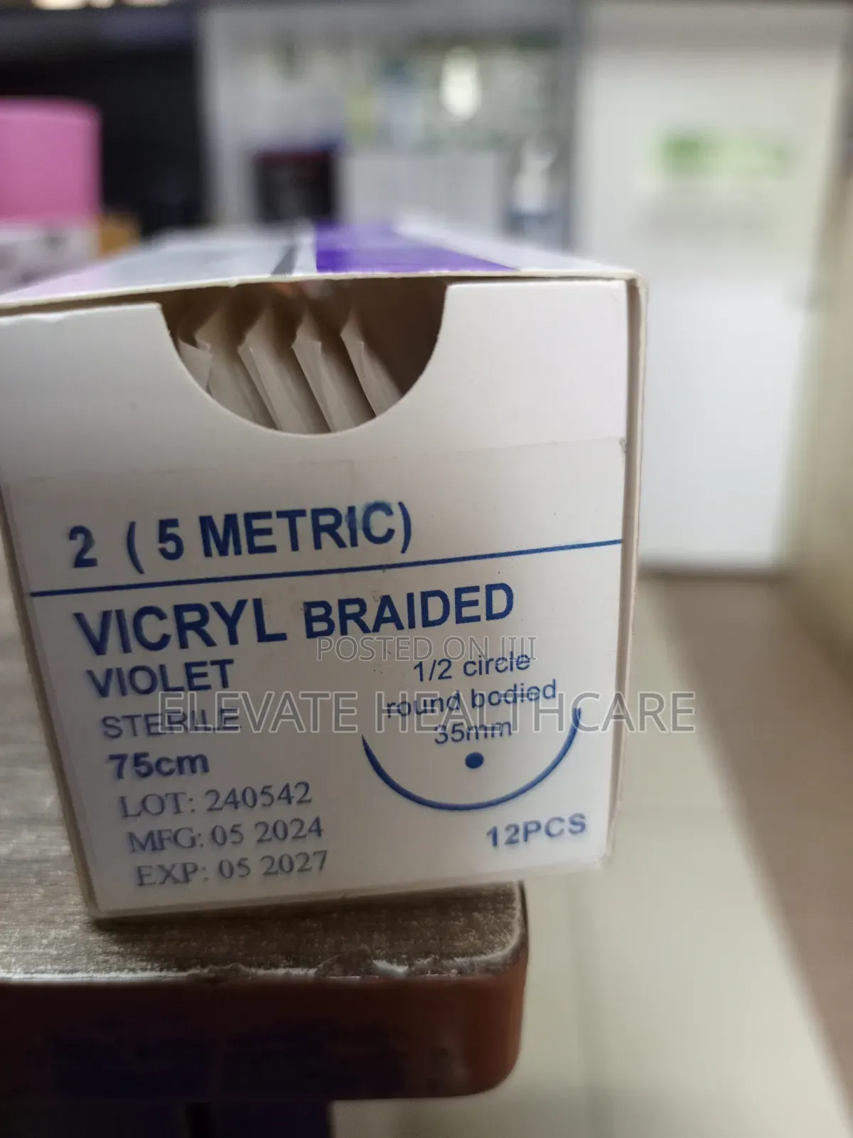 Vicryl 2 Round Body
