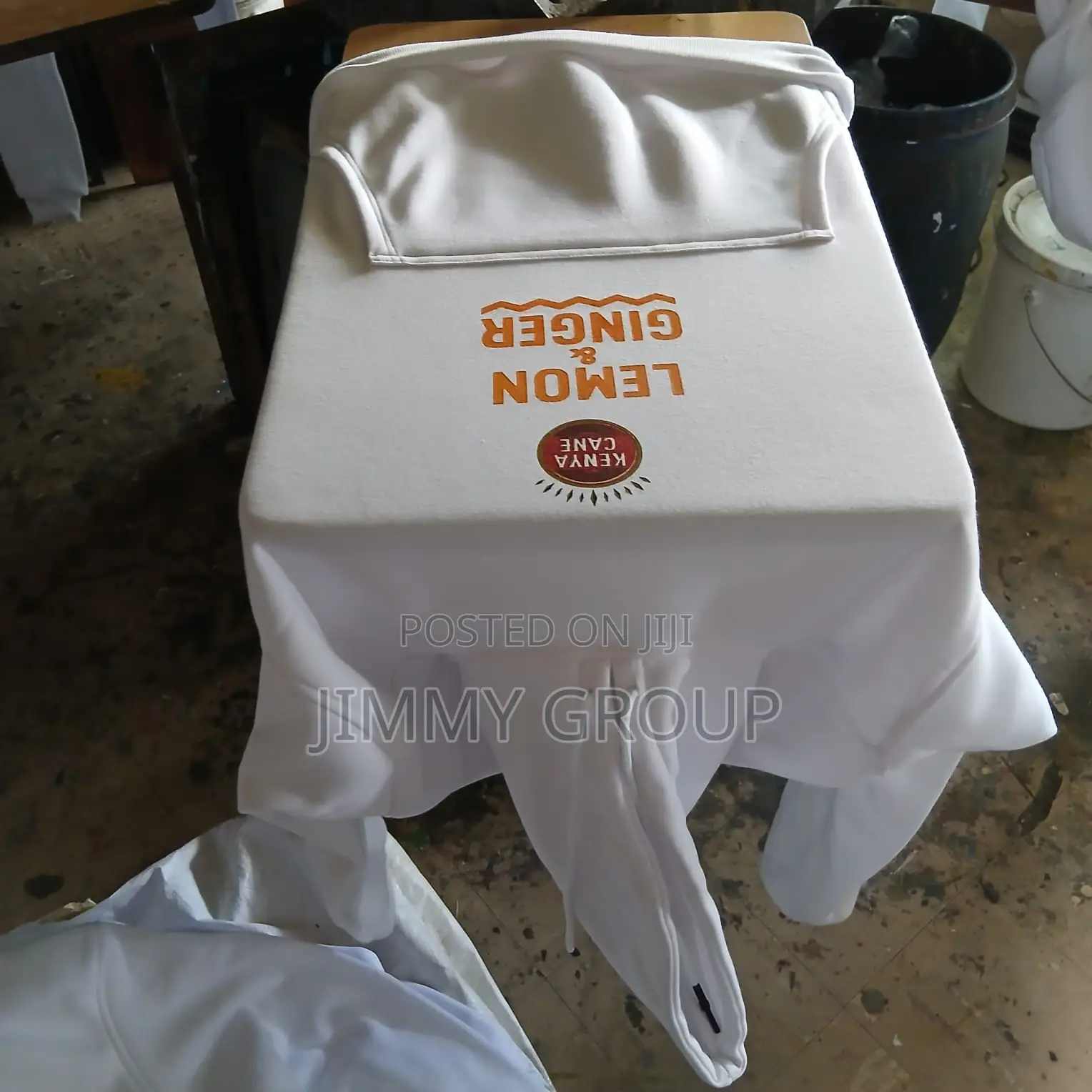 Work Well Done // Screen Printing // White Hoodies