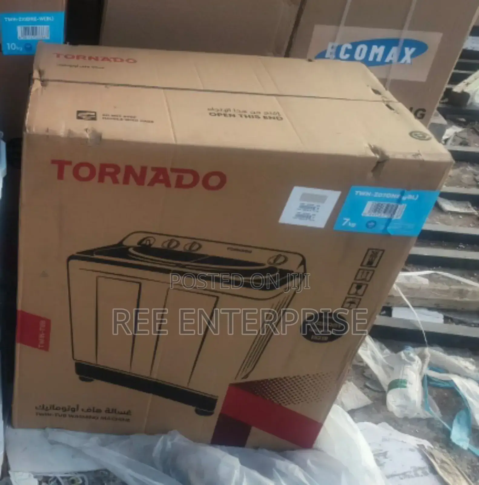 New Model 7kgs Tornado Twin Tub Washing Machine