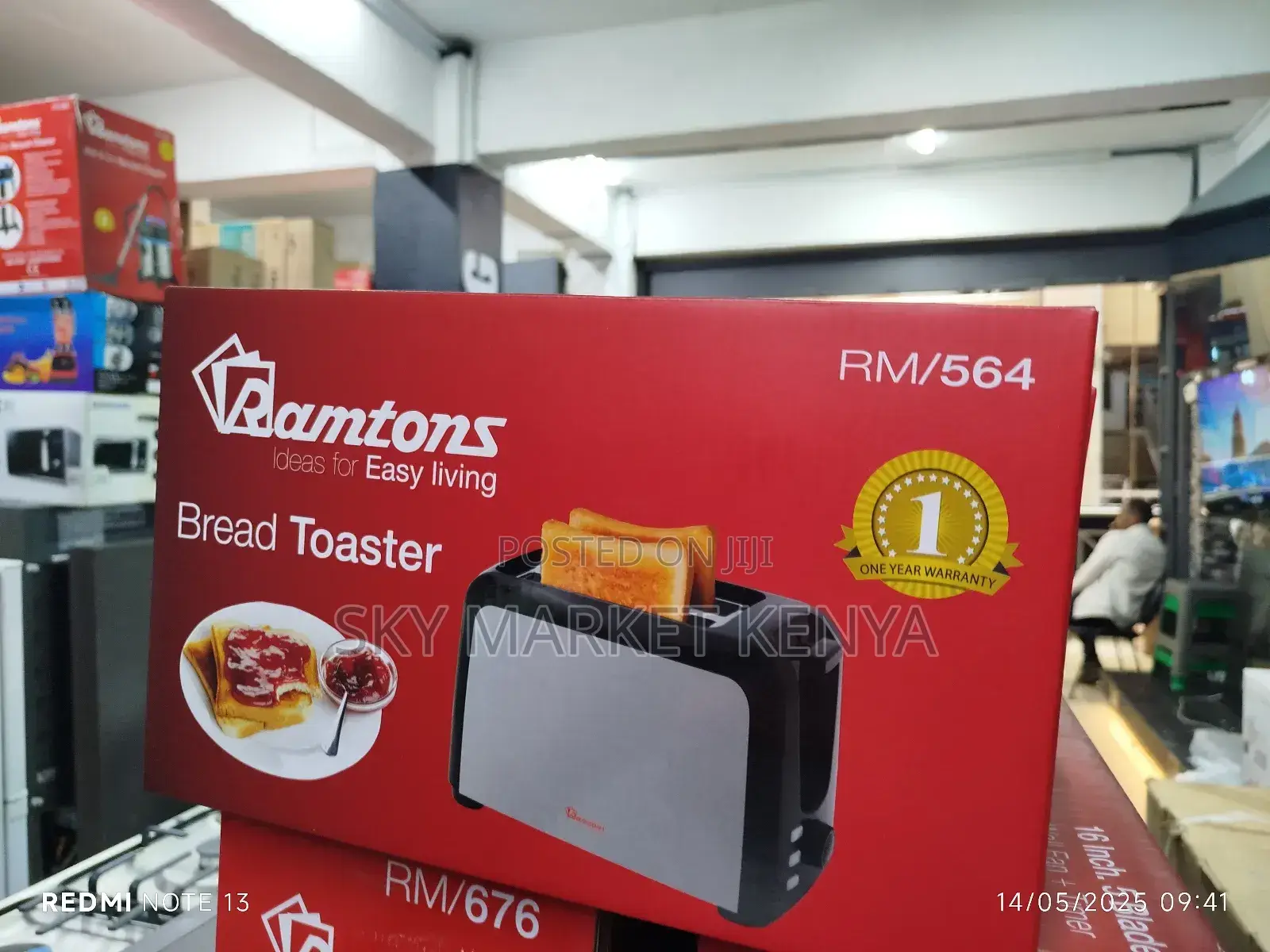 Ramton Bread Toaster Rm/564