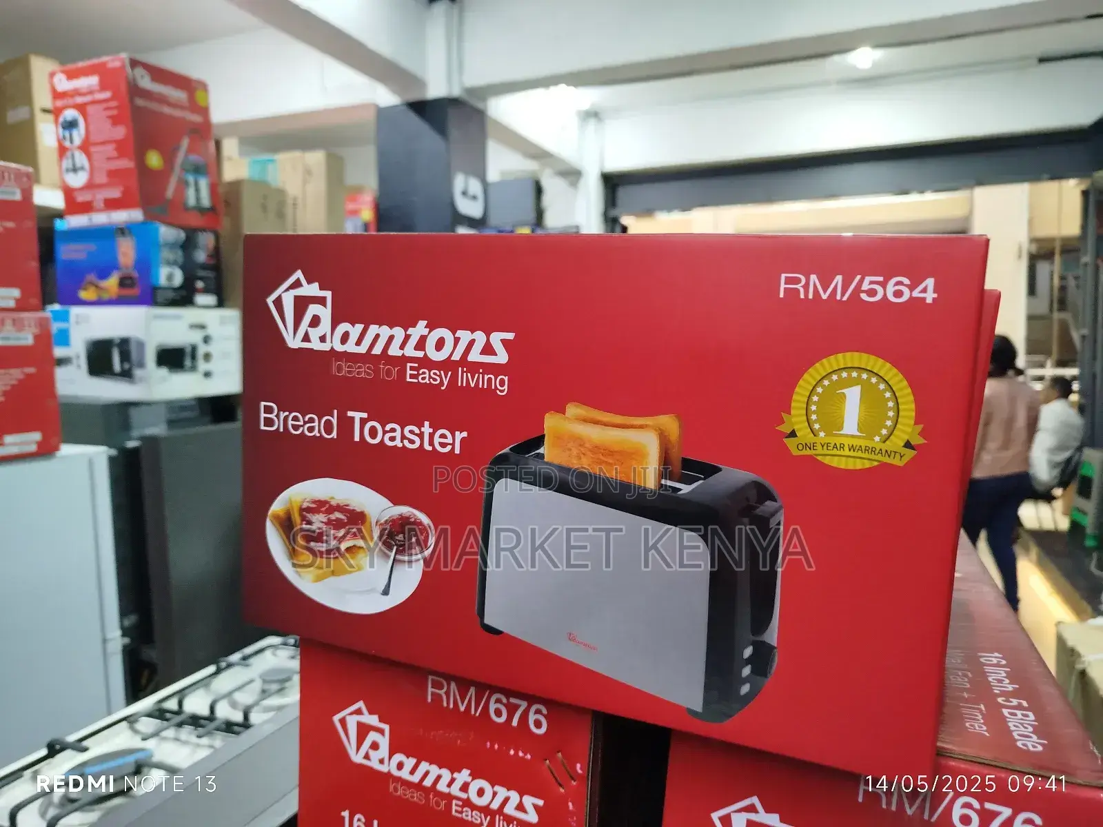 Ramton Bread Toaster Rm/564
