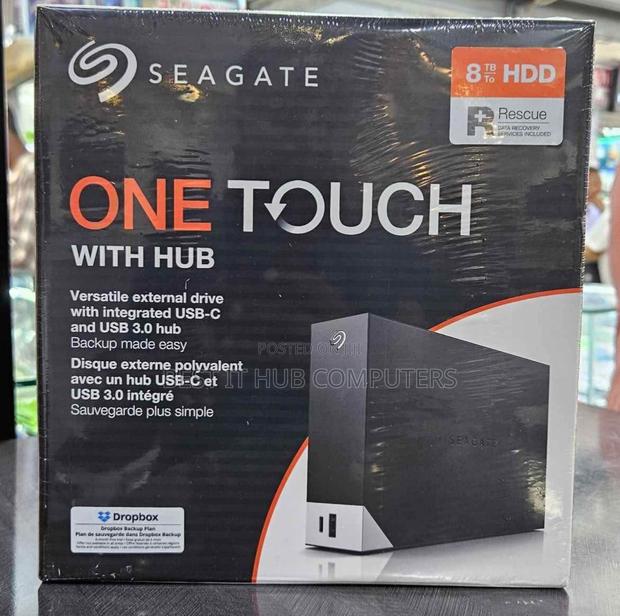 Seagate One Touch 8tb - main view