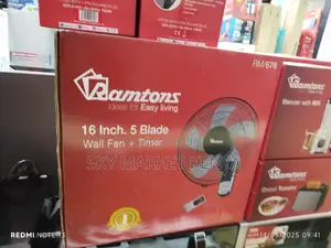 Ramtons Wall Fan + Timer Rm/676