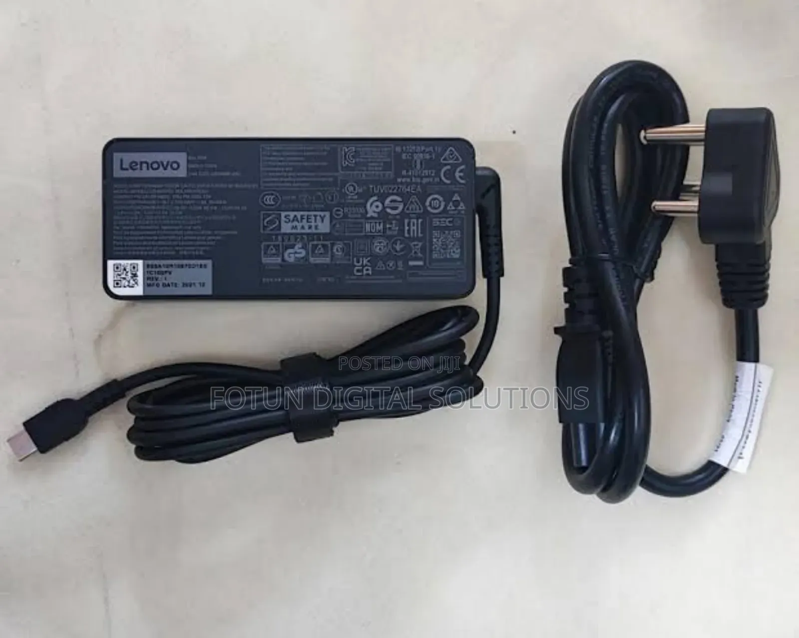 Usb-C Lenovo Charger – 65w Power Supply for Thinkpad More