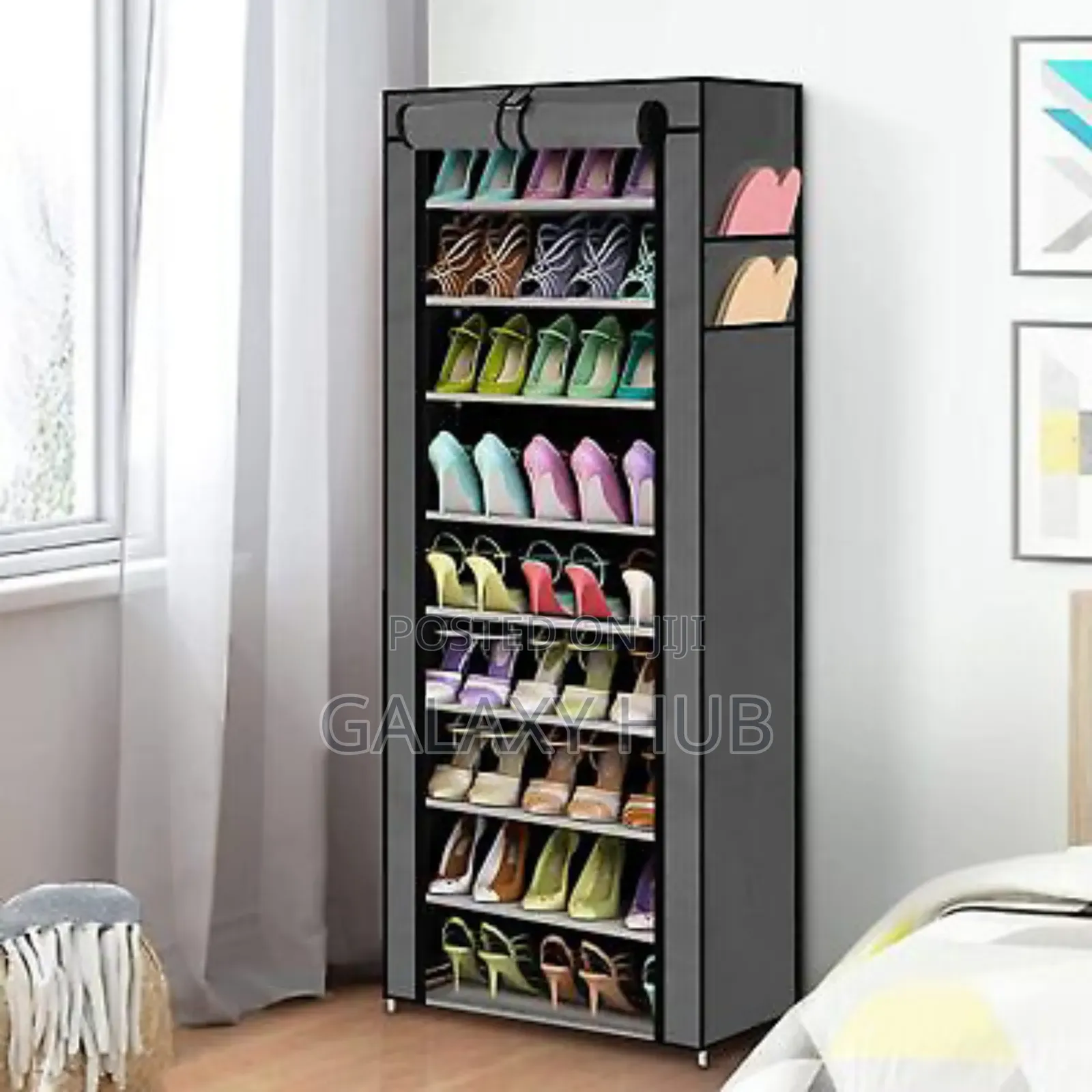 Single Shoe Rack With Cover