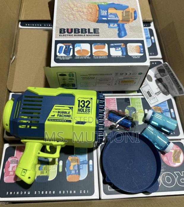 Big Size Rechargeable 132* Holes Bubble Gun - thumbnail 4
