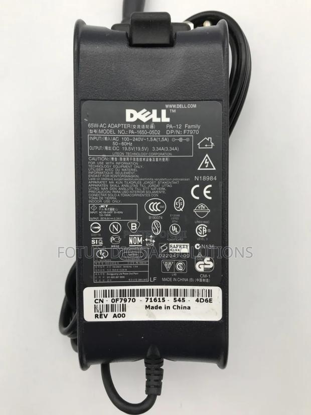 Dell Big Pin Charger–19.5v 65w Power Adapter for Dell Models