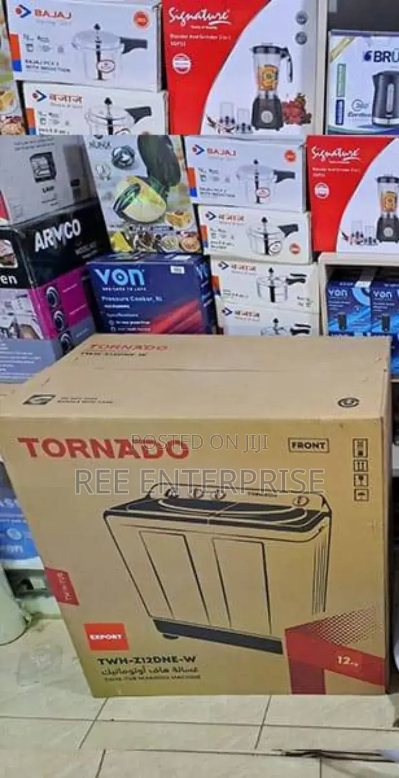 Best  Tornado Twin Tub Washing Machine 12kgs