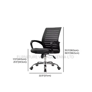Office Chair:Sturdy Mesh Fabric Swivel Office Chair