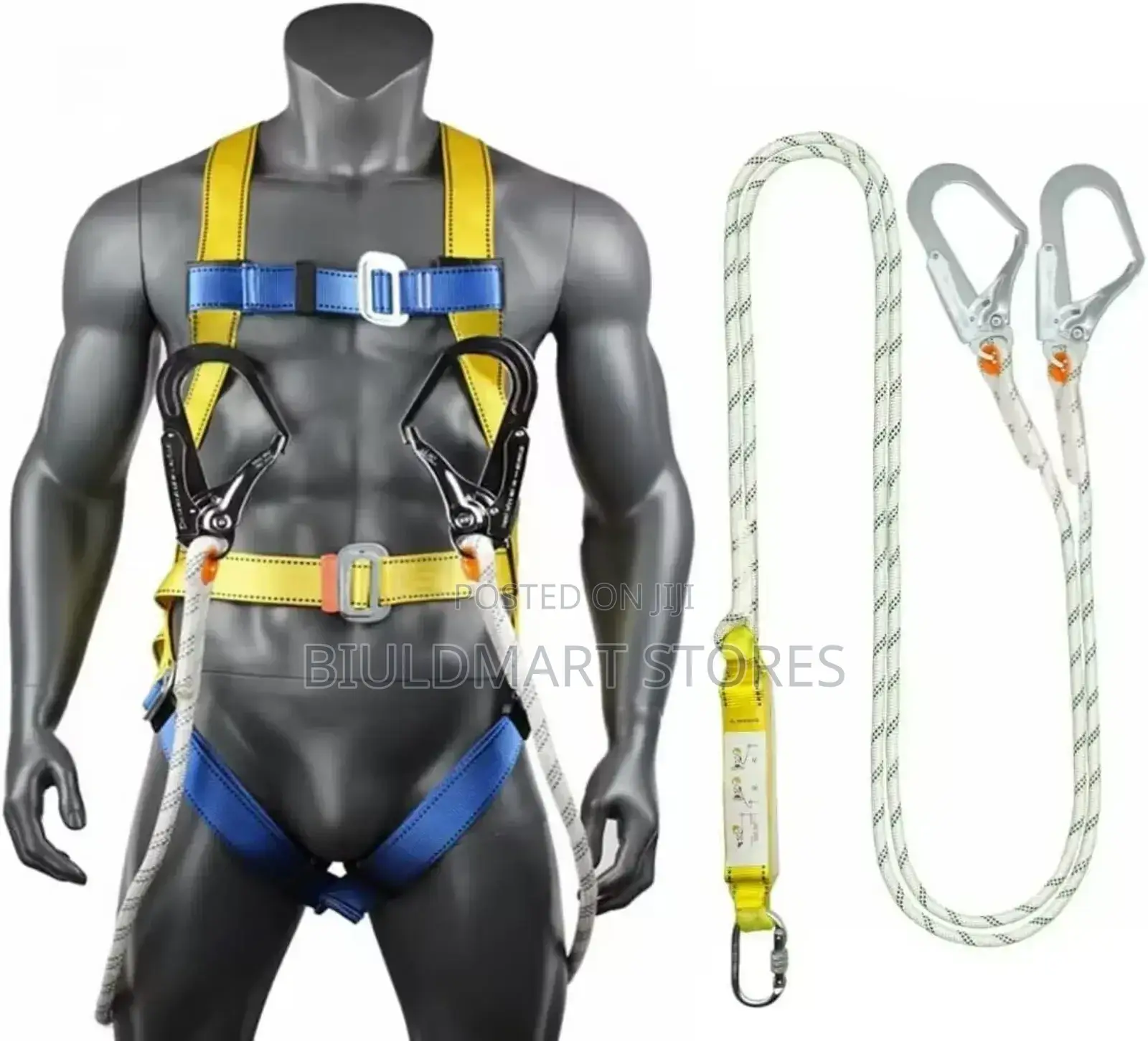 Multicolor Safety Belt Harness Full Body