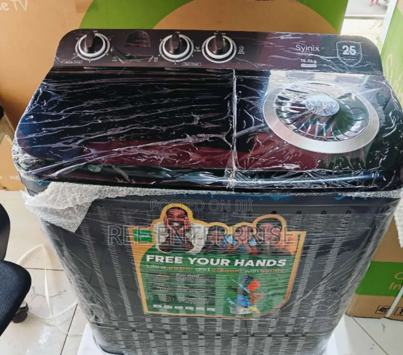 Efficient Syinix 10kgs Top Load Twin Tub Washing Machine
