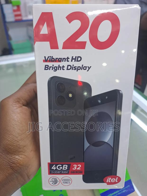 New Itel A60S 64 GB Black