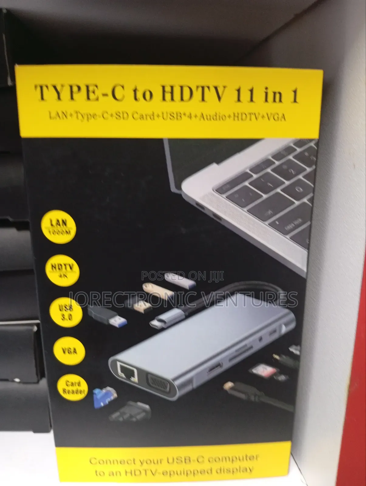 Type C To Hdmi /Hdtv 11 In 1 Adapter