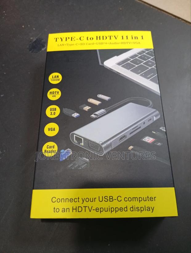 Type C To Hdmi /Hdtv 11 In 1 Adapter - thumbnail 4