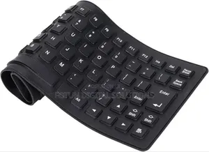 Silicone Flexible Keyboard – Foldable, Waterproof Portable