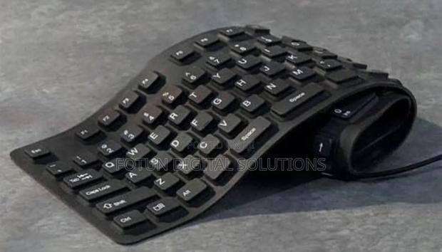 Roll-Up Keyboard – Soft, Usb Keyboard for Easy Travel Use
