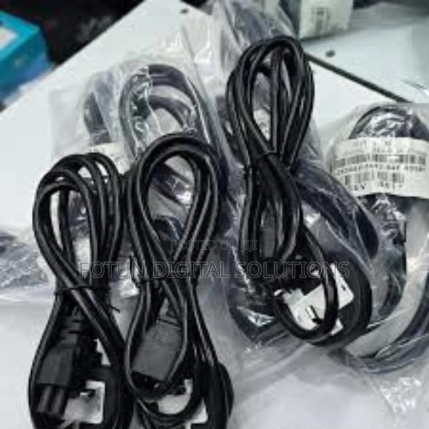 White Flower Cable–Heavy Duty Power Cord With Fuseprotection