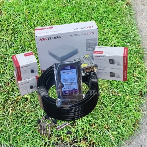 Premium Quality 4 Hikvision 2mp CCTV Cameras Full System Kit