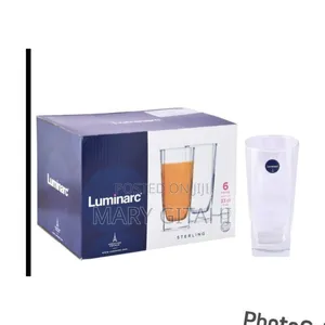 *Set of 6 Luminarcsterling Glasses 