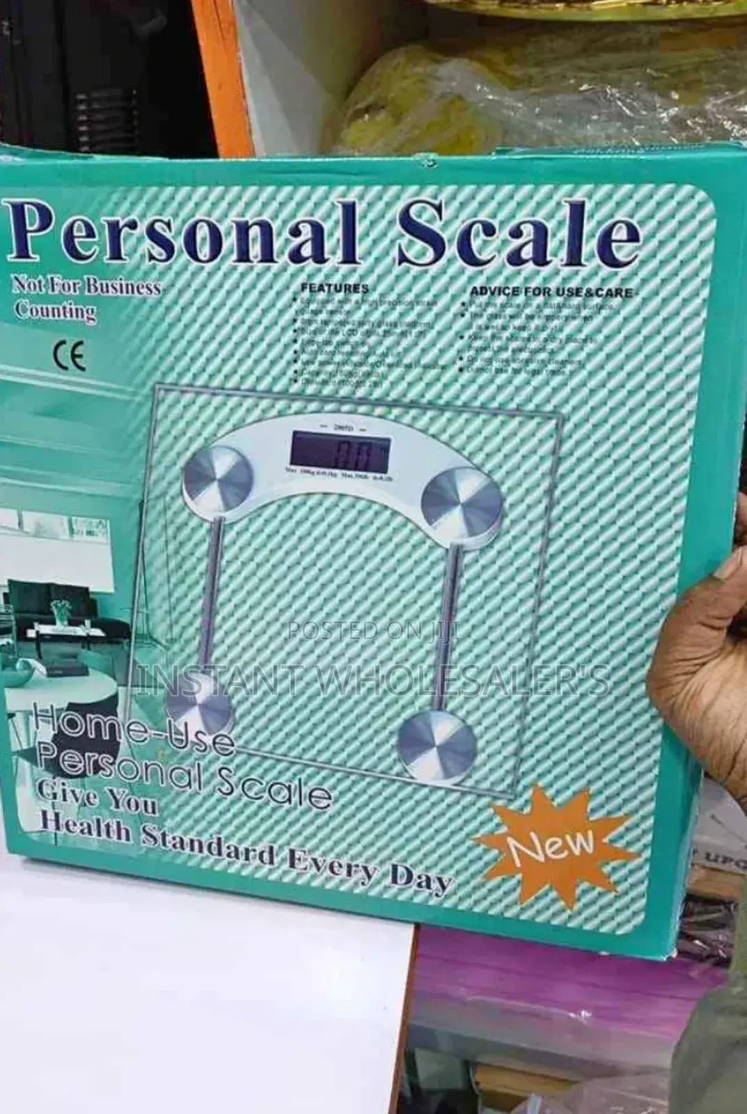 Personal Glass Bathroom Scale