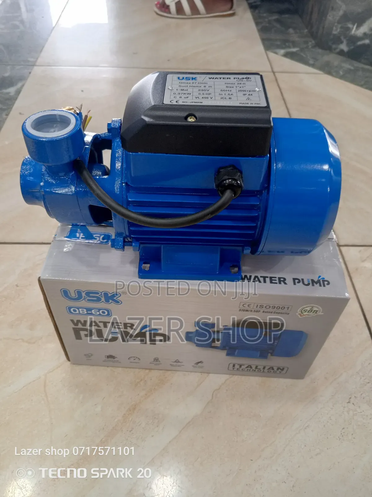Usk Water Pump 0.5hp