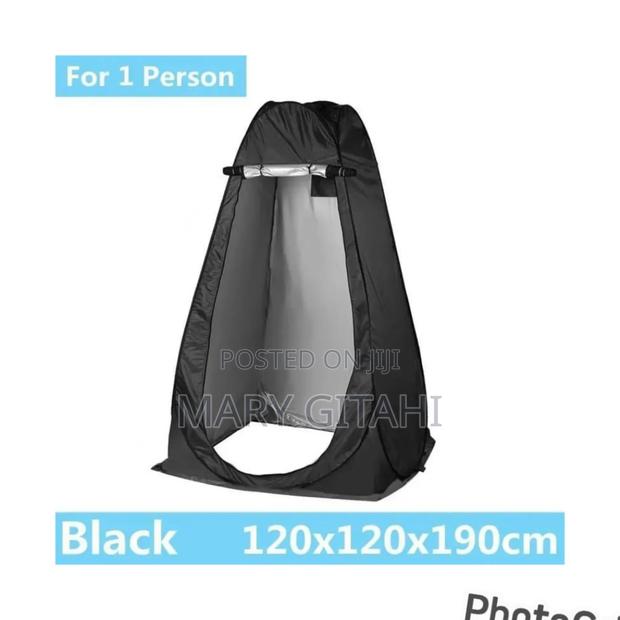 Black Heavy Duty Pop Up Tent Camping Shower,Dressing,Toilet
