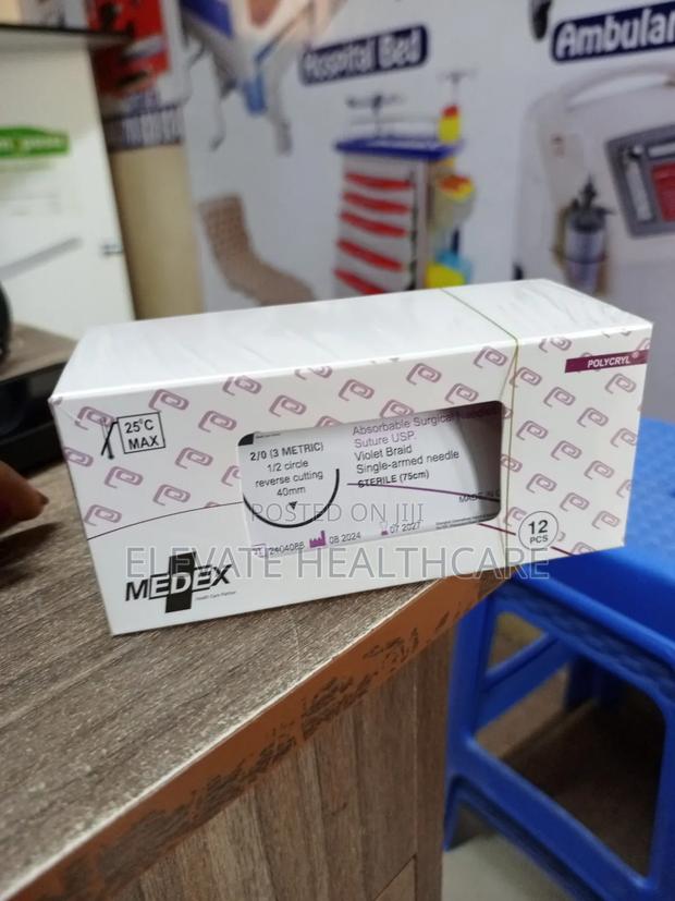 Vicryl  2/0 Reverse Cutting - thumbnail 2