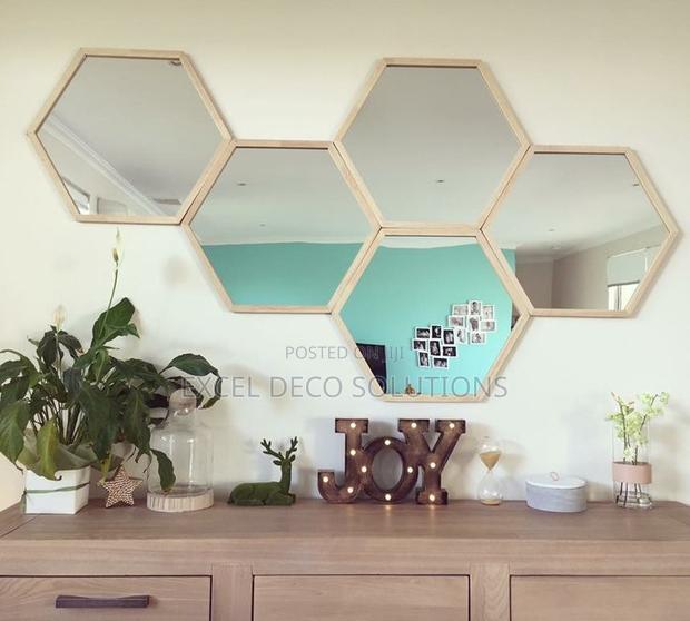Hexagon Acrylic Mirrors- Decor + Design in One