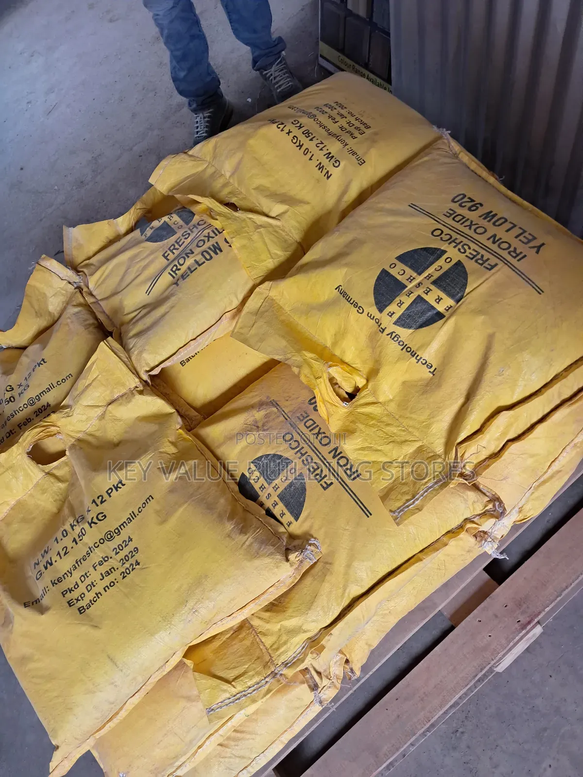 Yellow Oxide Pigment-1kg (12kgs Bag)