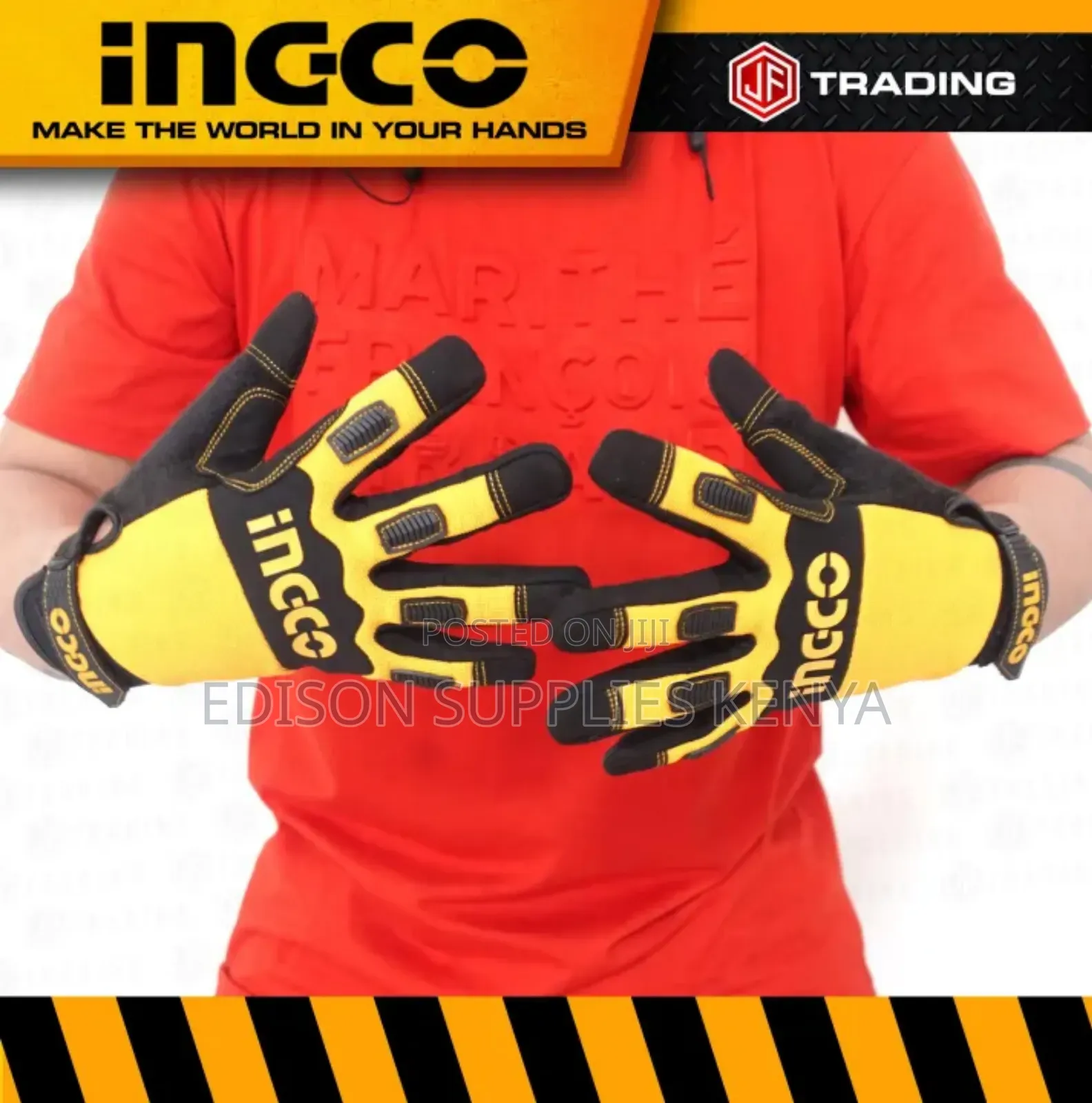Mechanic Gloves Work Glove Ingco Hgmg02-xl Microfiber Gloves