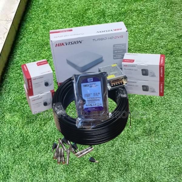 Stable Performance 4 Hikvision CCTV Cameras Full System Kit - main view