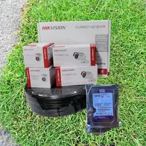 Super Clear 4 Hikvision 2mp CCTV Cameras Full System Kit