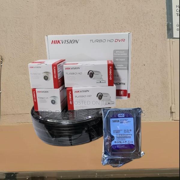 1080p Night Vision 4 Hikvision CCTV Cameras Full System Kit