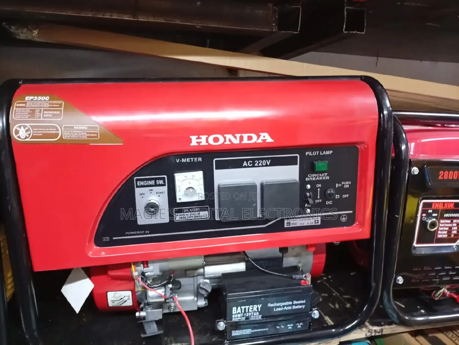 Best Quality 3.5kva Honda Petrol Generator Keystart