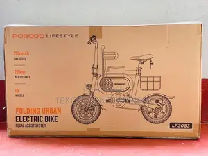 Porodo Lifestyle Folding Urban Electric Bike - Lfs083