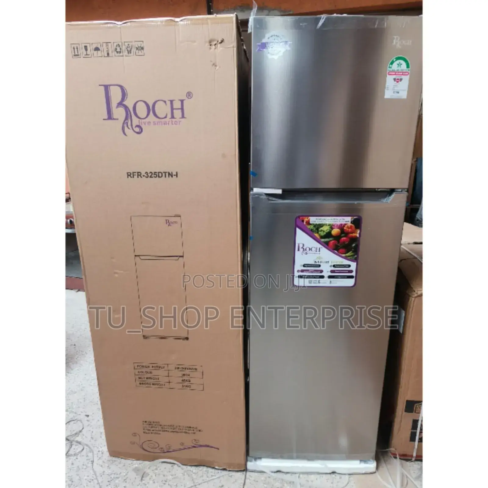 255 Litres Roch RFR-325-Dt-I No Frost Double Door
