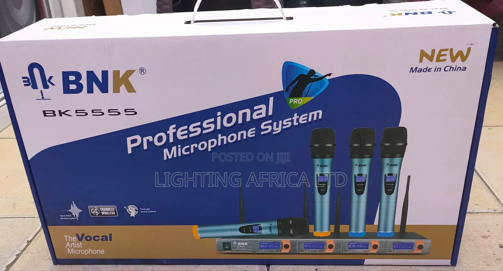 Bk 5555 4 Microphone's Wireless 150 Meter's Uhf Digital