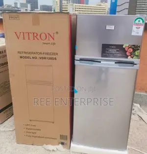 Efficient  Double Door Refrigerator Vitron 125 Litres