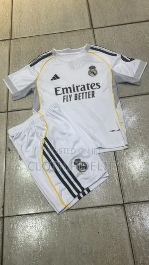 Real Madrid Home Kids Jersey 25/26.