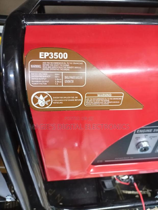 Most Appropriate 3.5kva Honda Petrol Generator Keystart - main view