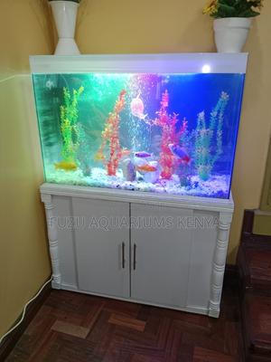 Premium Corner Aquarium With Vibrant Led Lights - thumbnail 2