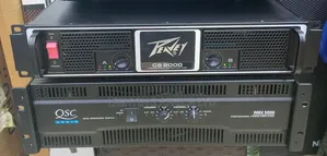 QSC Audio Power Amplifier 5000w Output Power Ab Channels