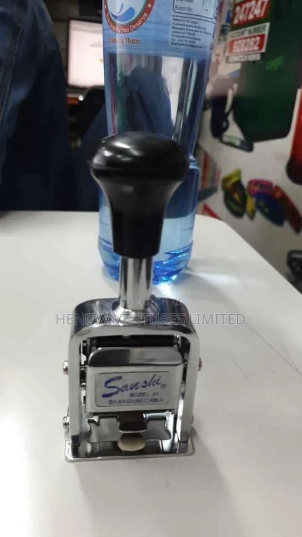 Automatic Numbering Machine Self Inking Rubber Stamp - main view