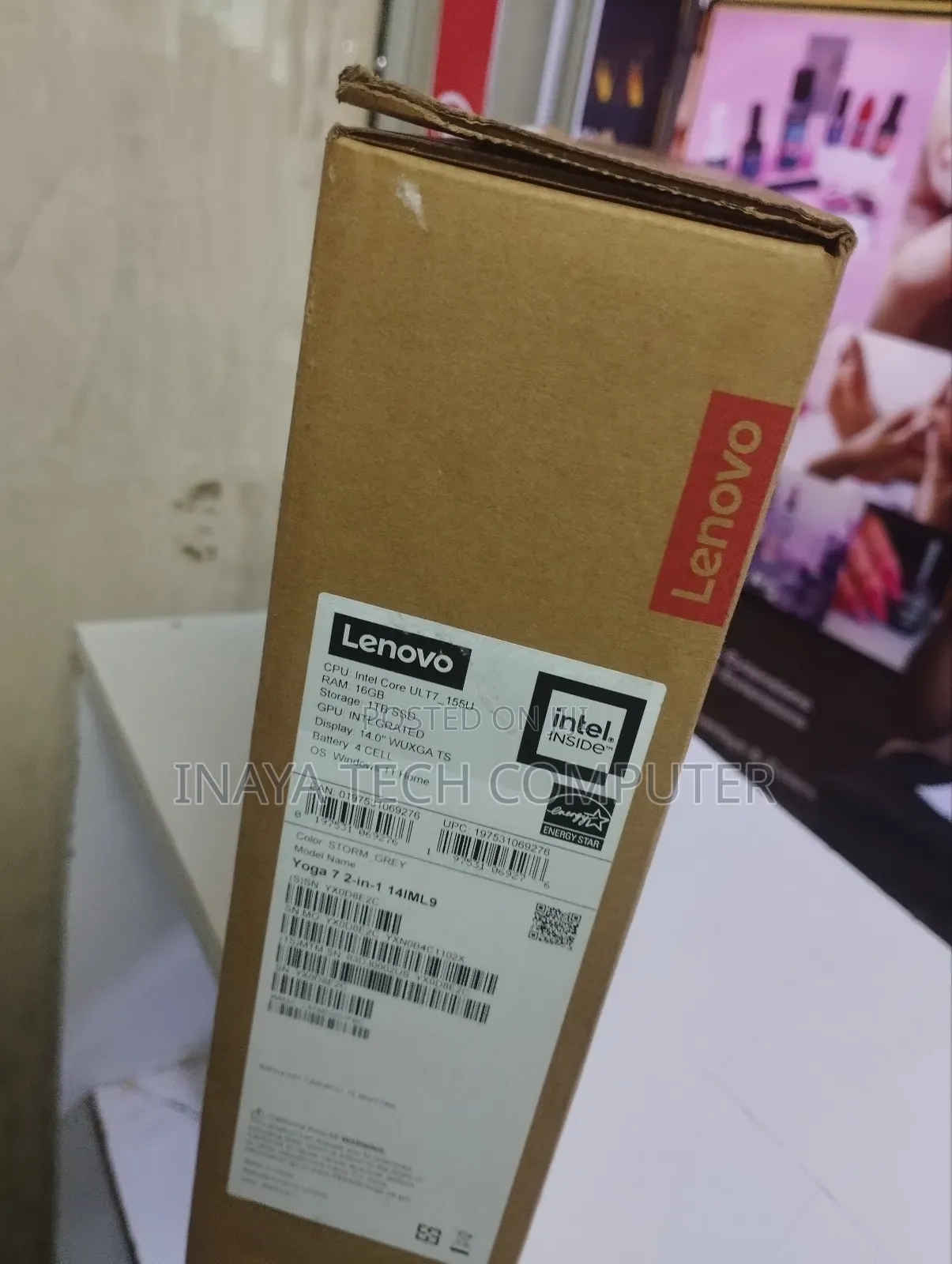 New Laptop Lenovo Yoga 7i 16GB Intel Core Ultra 7 SSD 1T