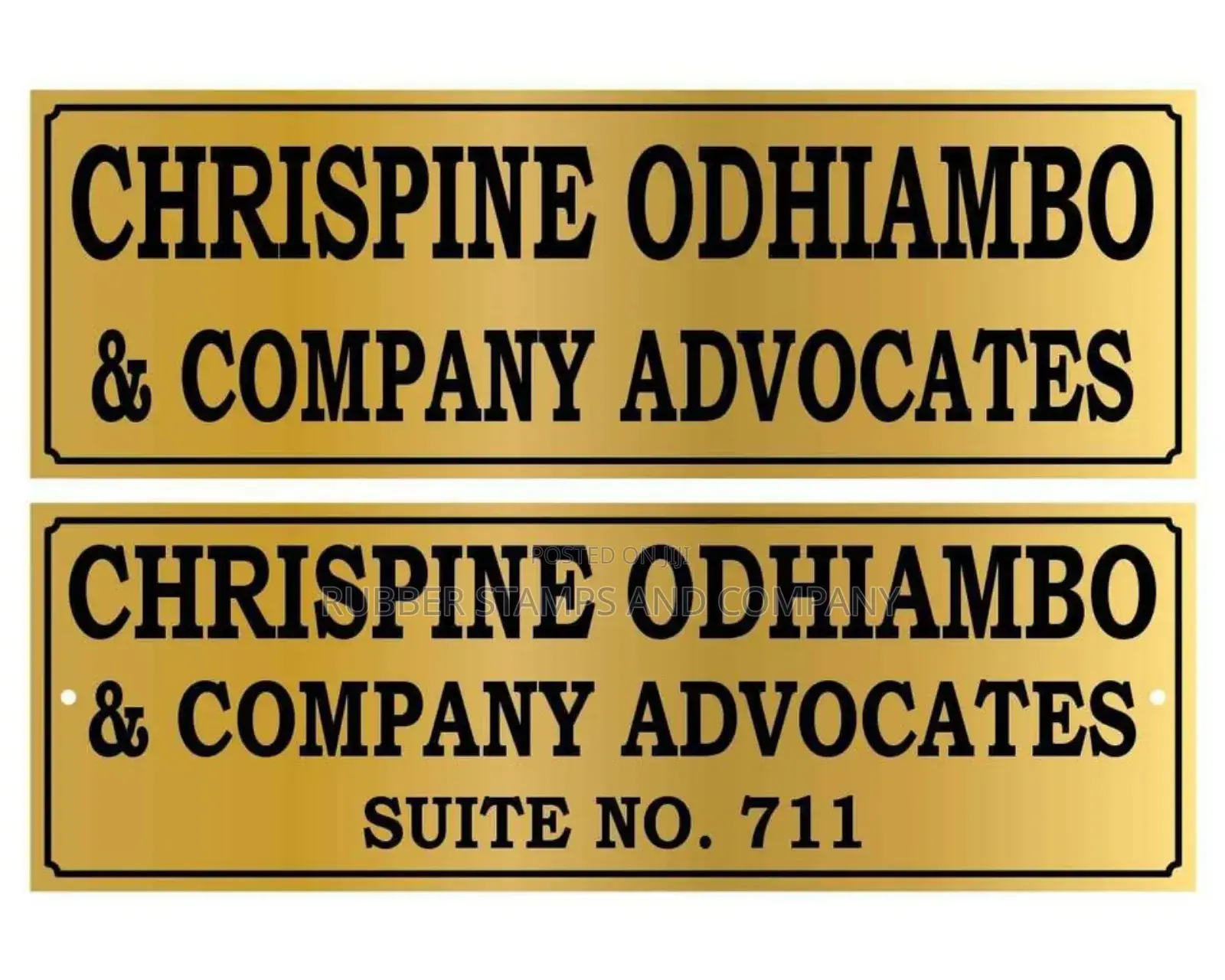 Engraved Door Plates /Tags