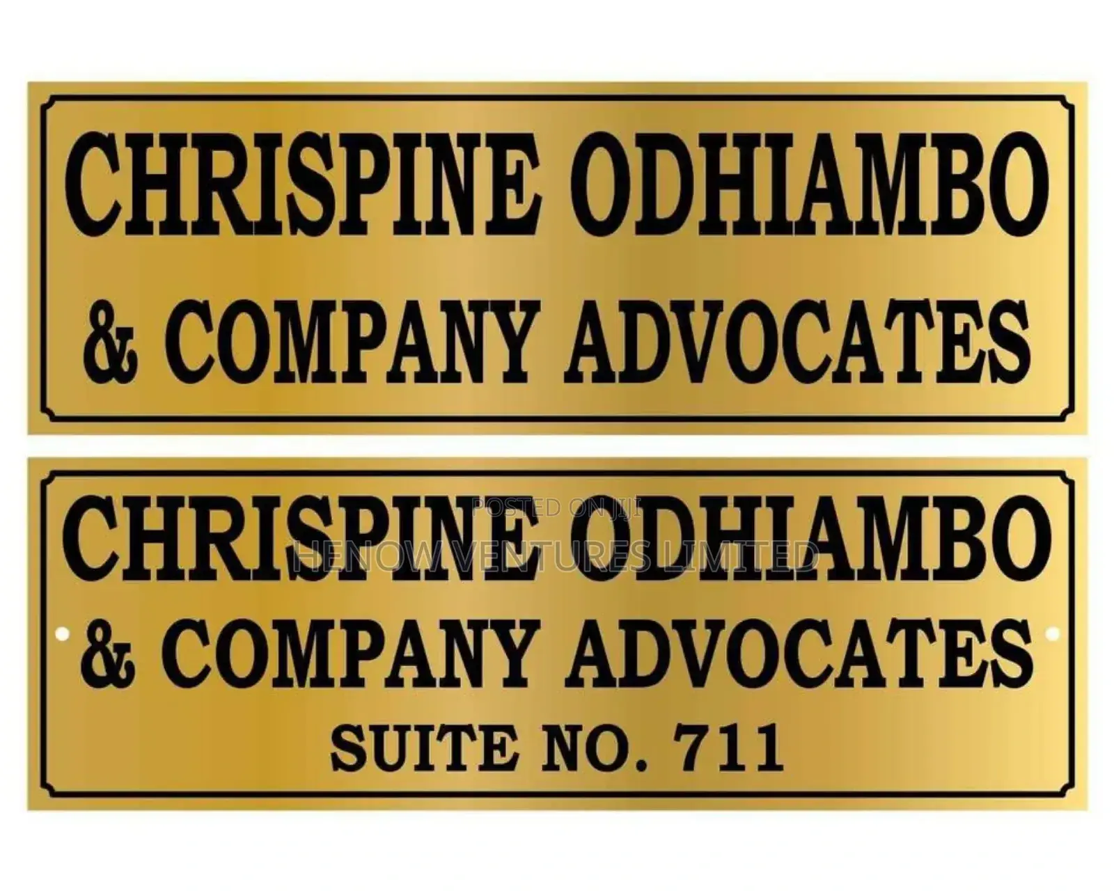 Engraved Door Plates /Tags