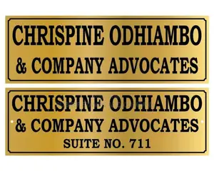 Engraved Door Plates /Tags
