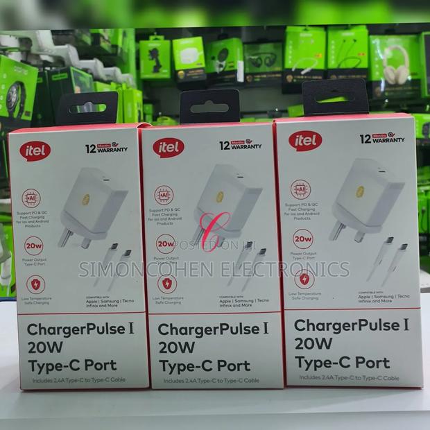 Itel Type C 20w Fast Charger - main view